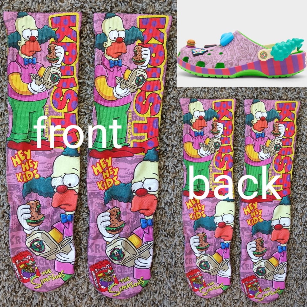 Krusty the Clown Socks